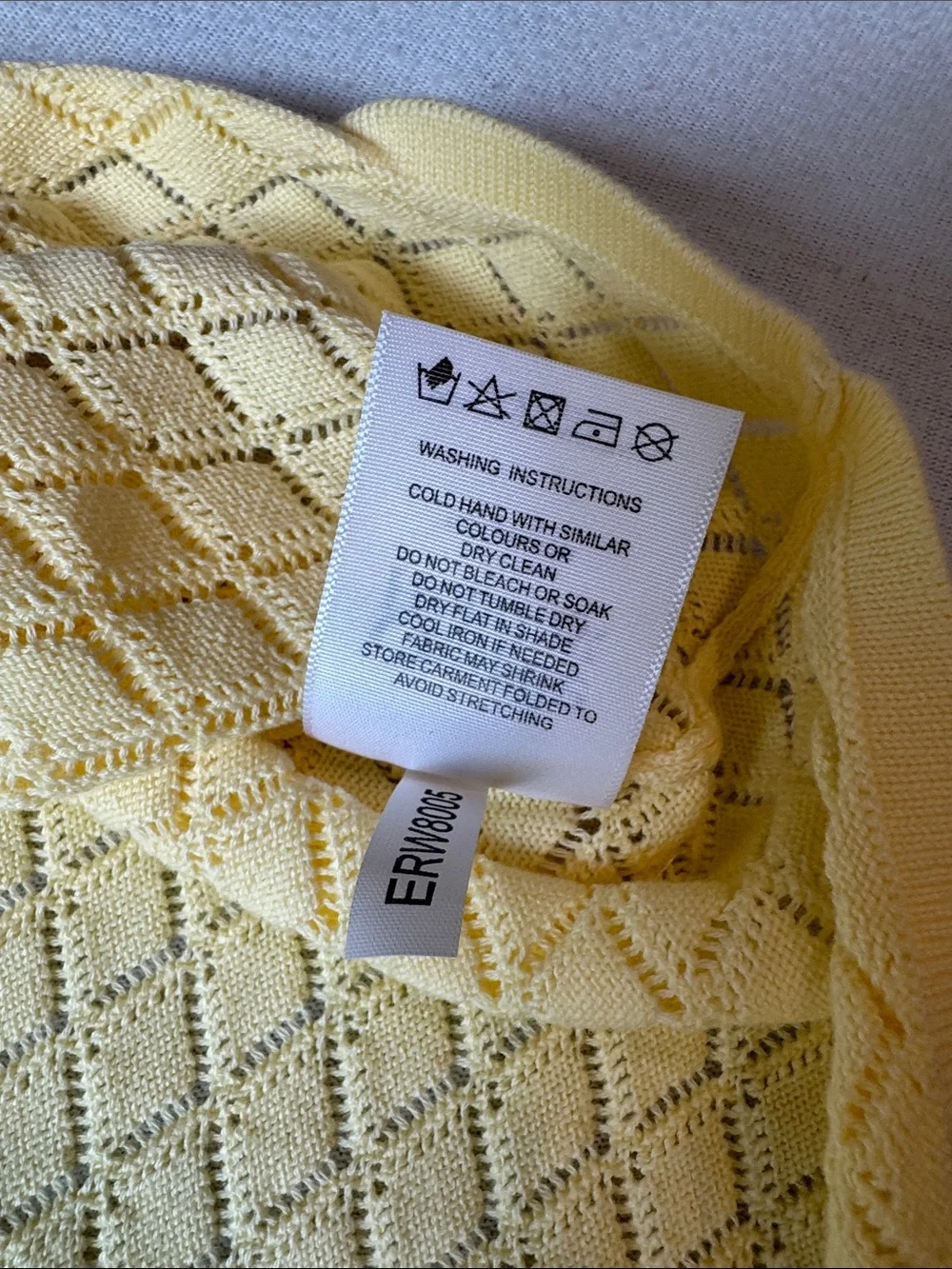 Charlie Holiday Jessie Knit Midi Skirt Yellow Pointelle Resort Vacation NWT - Picture 6 of 7
